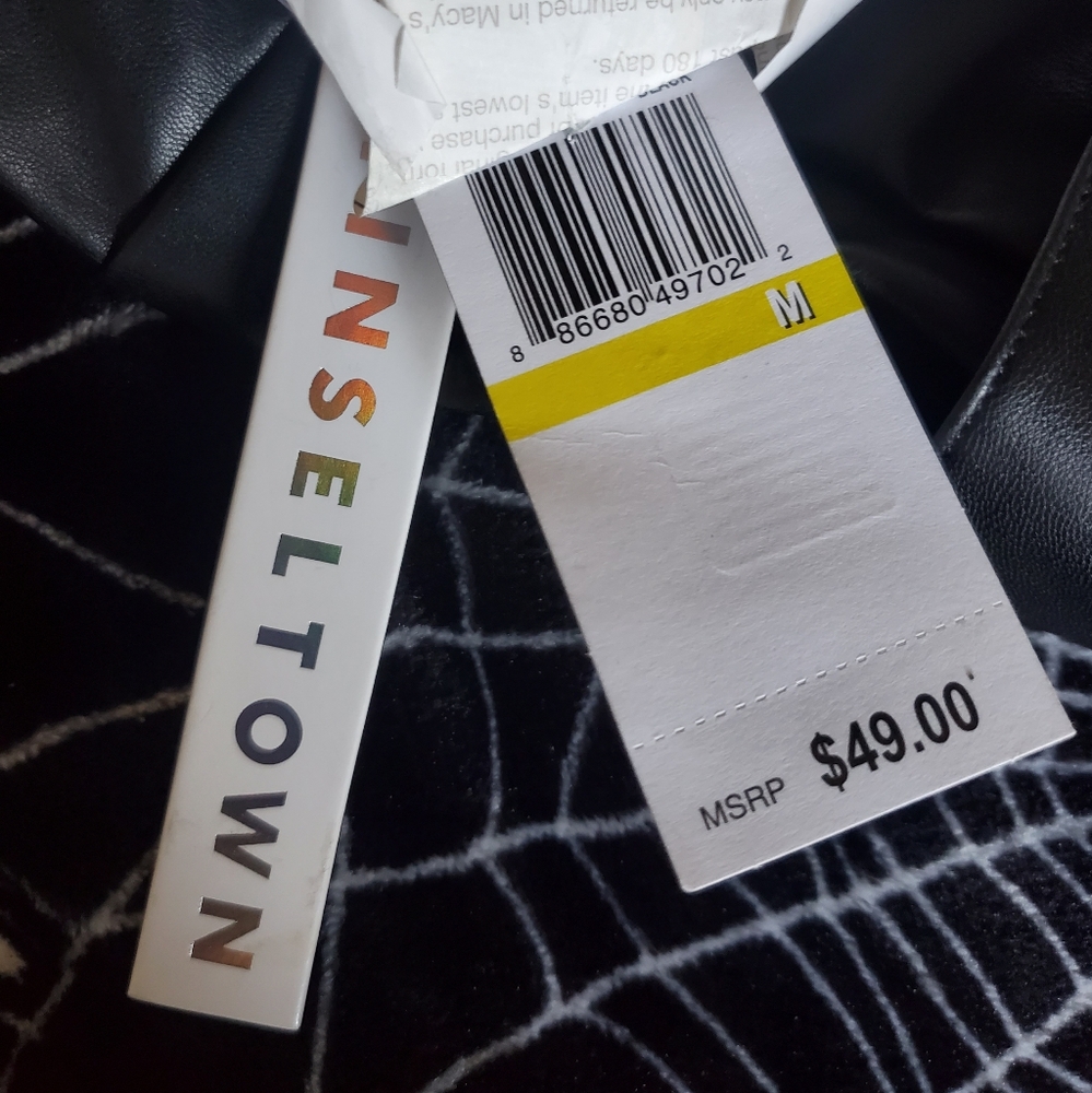 FAUX LEATHER DRESS - Picture 5 of 5